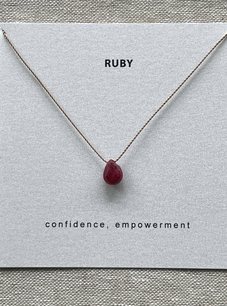 Soulsilk - Ruby - Necklace-Soulsilk-treehaus