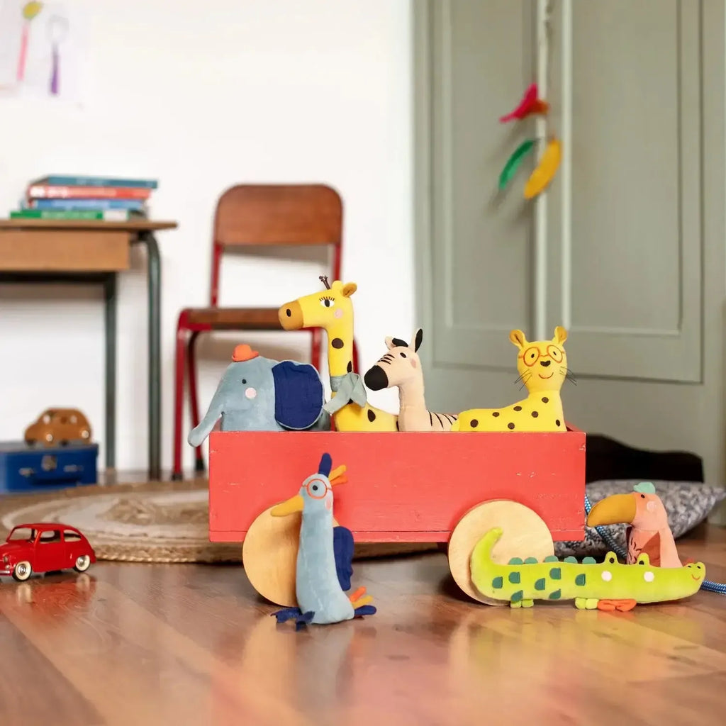 Speedy Monkey - Elephant Rattle - The Toupitis-Speedy Monkey-treehaus