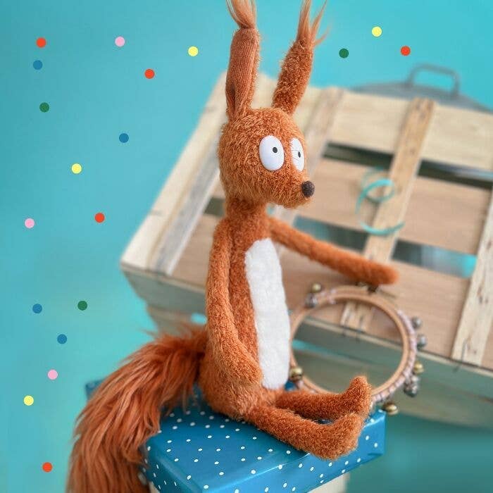 Speedy Monkey - Squirrel "Ecole Des Loisirs" Plush-Speedy Monkey-treehaus