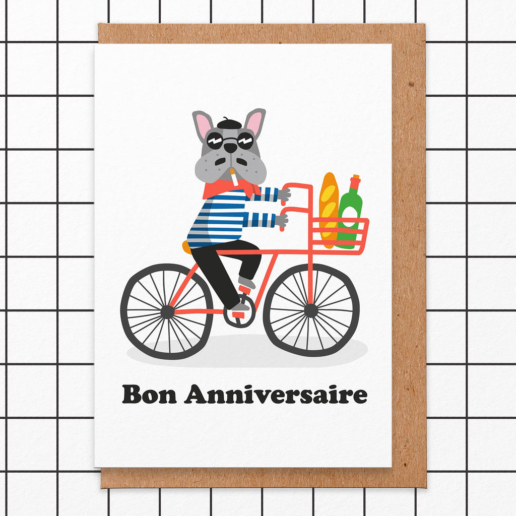 Studio Boketto - Bon Anniversaire Birthday Card-Studio Boketto-treehaus