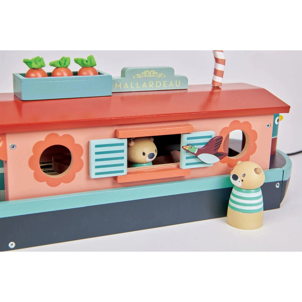 Tender Leaf Toys - Little Otter Canal Boat-Tender Leaf Toys-treehaus