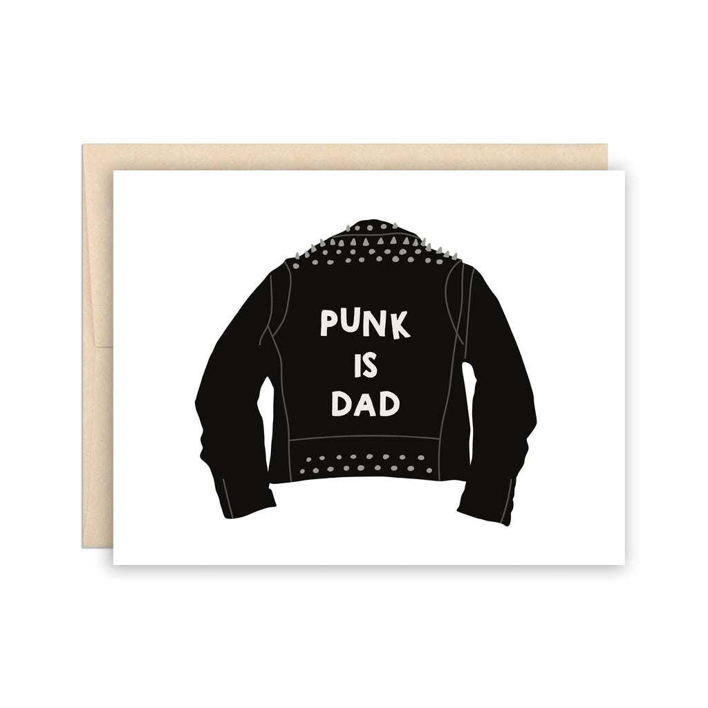 The Beautiful Project - Funny Punk is Dad Card-The Beautiful Project-treehaus