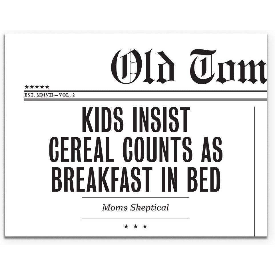 The Mincing Mockingbird - Cereal Counts Card-The Mincing Mockingbird-treehaus