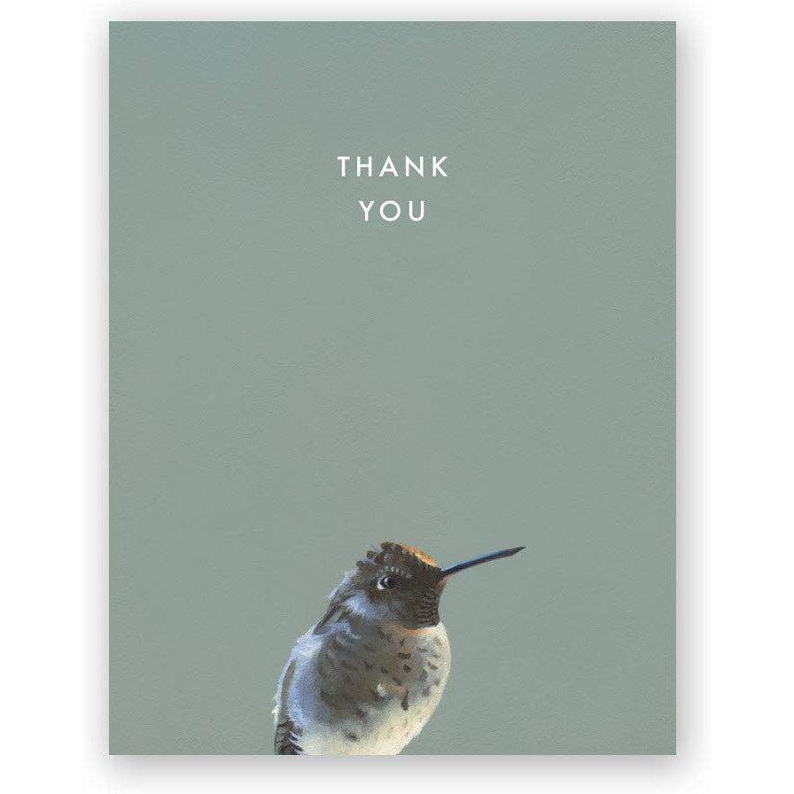 The Mincing Mockingbird - Hummingbird Thank You Card-The Mincing Mockingbird-treehaus