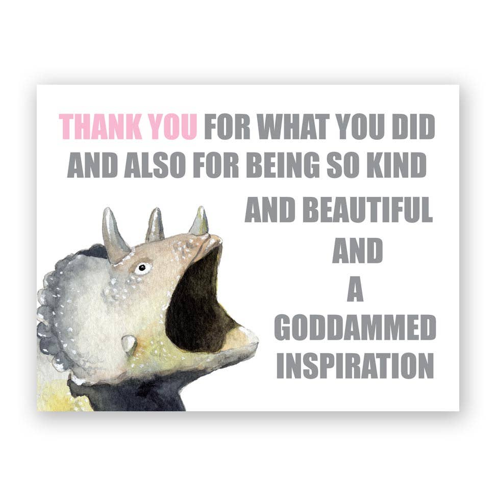 The Mincing Mockingbird - Triceratops Thank You-The Mincing Mockingbird-treehaus