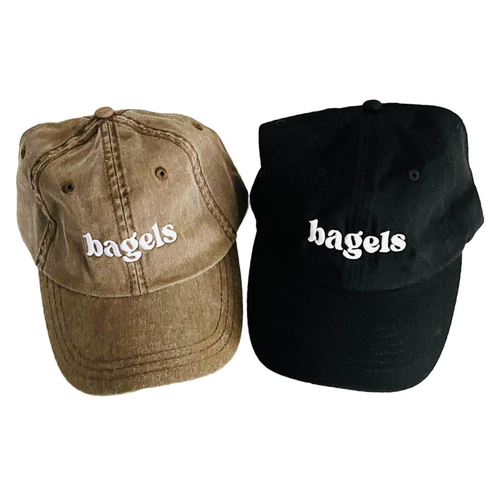 The Silver Spider - Bagels Baseball Cap - Black-The Silver Spider-treehaus