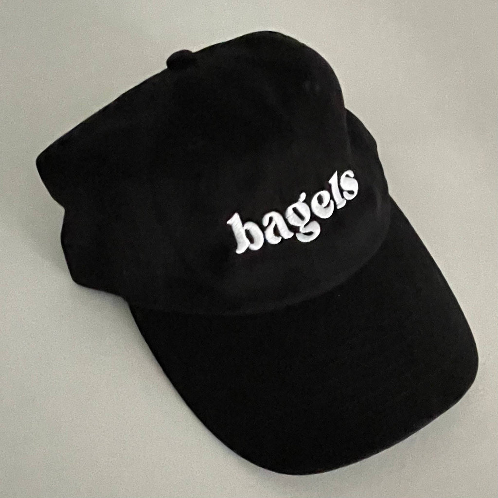 The Silver Spider - Bagels Baseball Cap - Black-The Silver Spider-treehaus