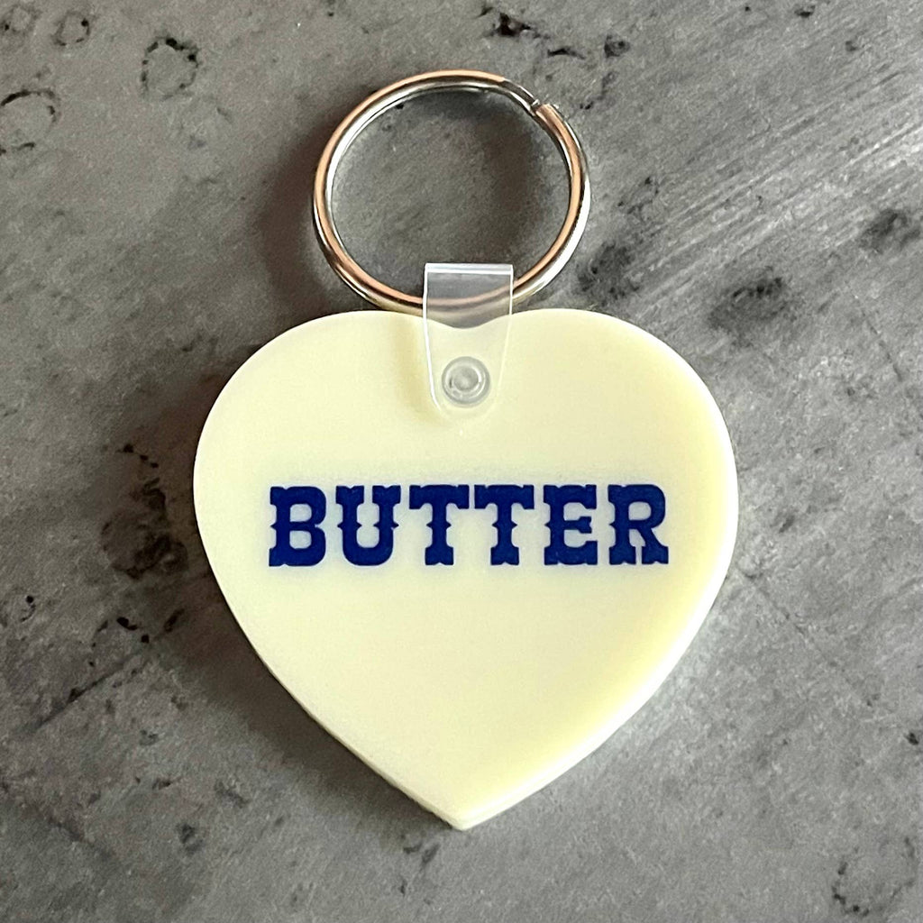 The Silver Spider - Butter heart Keychain-The Silver Spider-treehaus