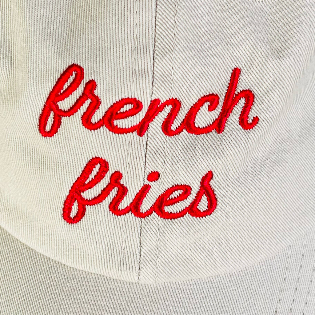 The Silver Spider - French Fries Unisex Dad Hat - Beige-The Silver Spider-treehaus