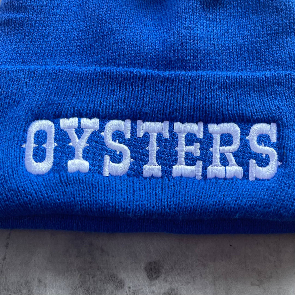 The Silver Spider - Oysters Knit Beanie - Royal Blue-The Silver Spider-treehaus
