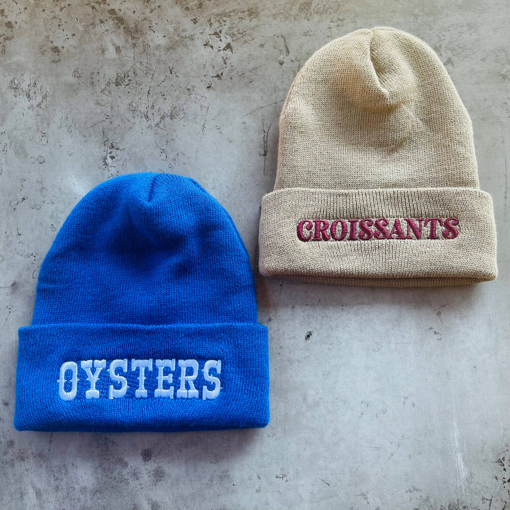 The Silver Spider - Oysters Knit Beanie - Royal Blue-The Silver Spider-treehaus