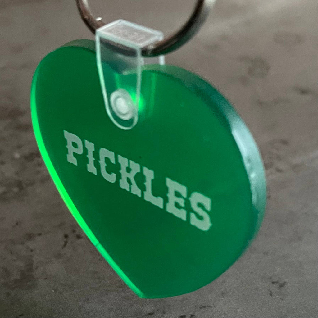 The Silver Spider - Pickles Heart Keychain-The Silver Spider-treehaus