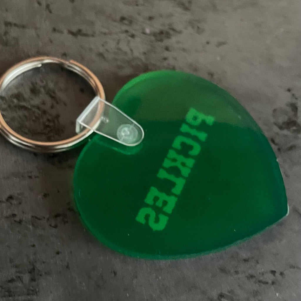 The Silver Spider - Pickles Heart Keychain-The Silver Spider-treehaus