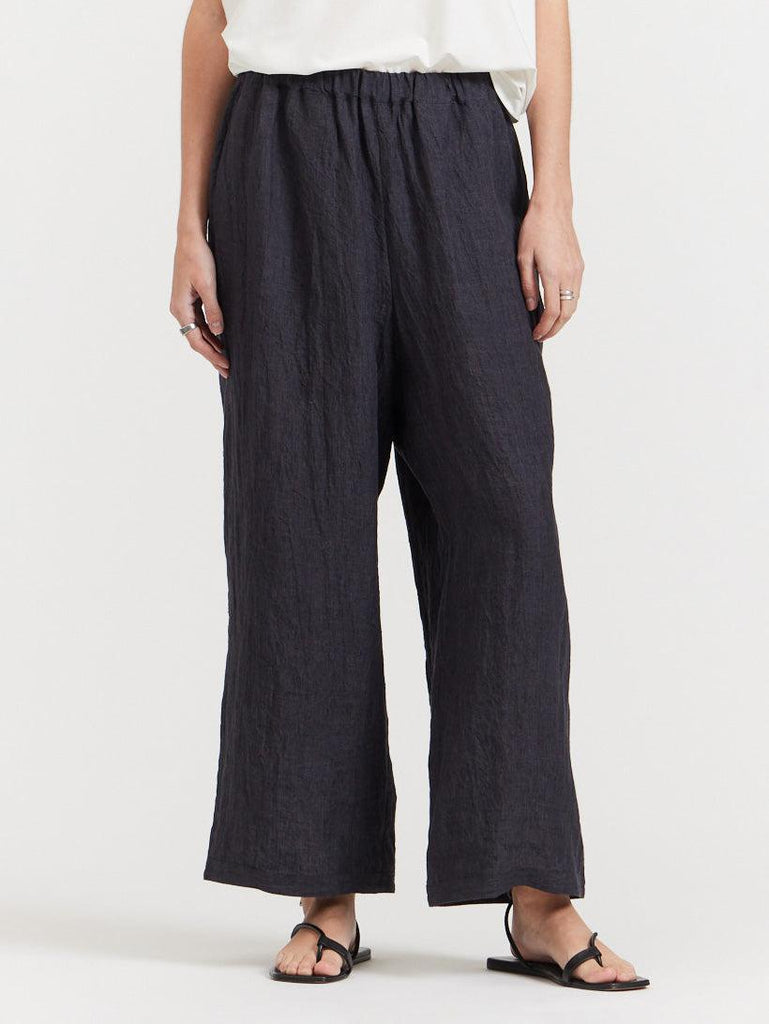 There-Elsewhere - Loose Linen Pants - Storm-There-Elsewhere-treehaus