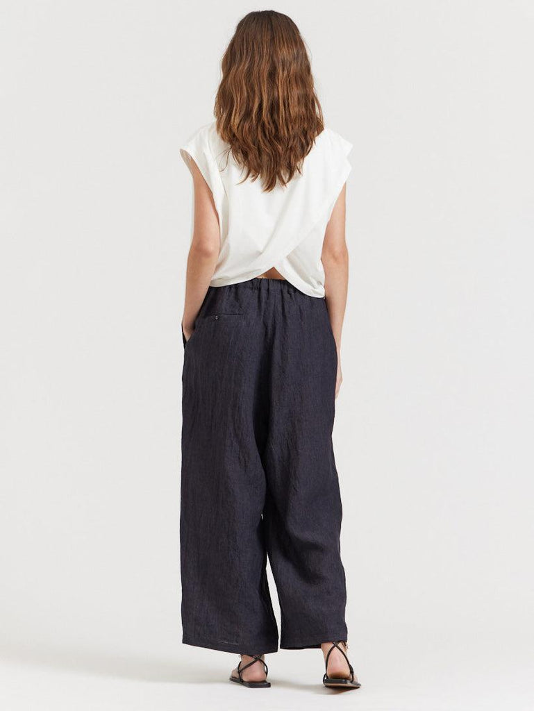 There-Elsewhere - Loose Linen Pants - Storm-There-Elsewhere-treehaus