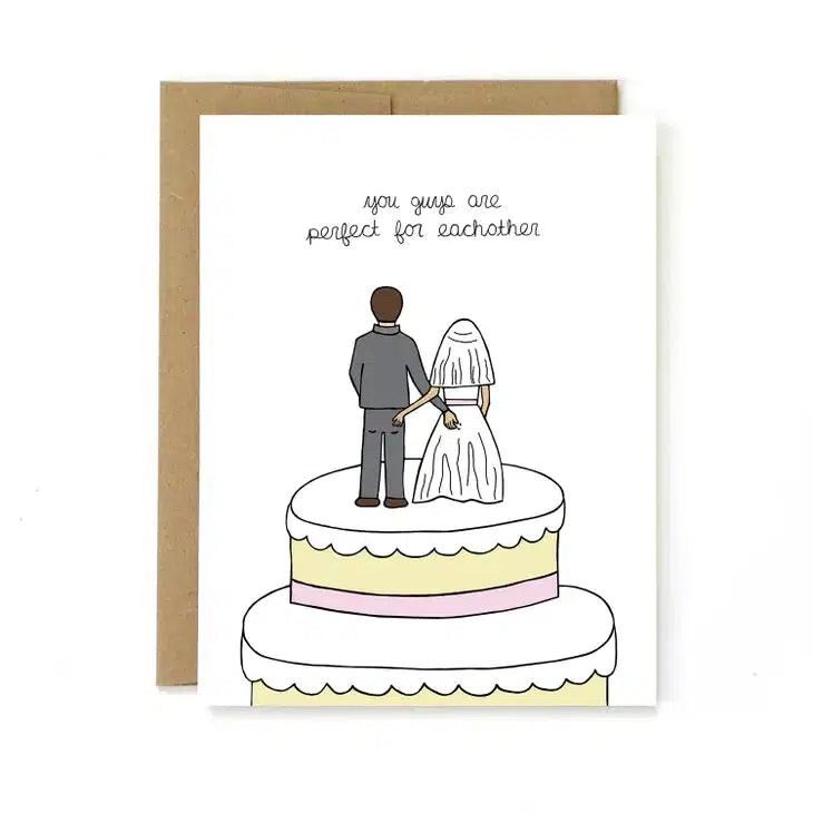 Unblushing - Perfect for Each Other Wedding Card-Unblushing-treehaus