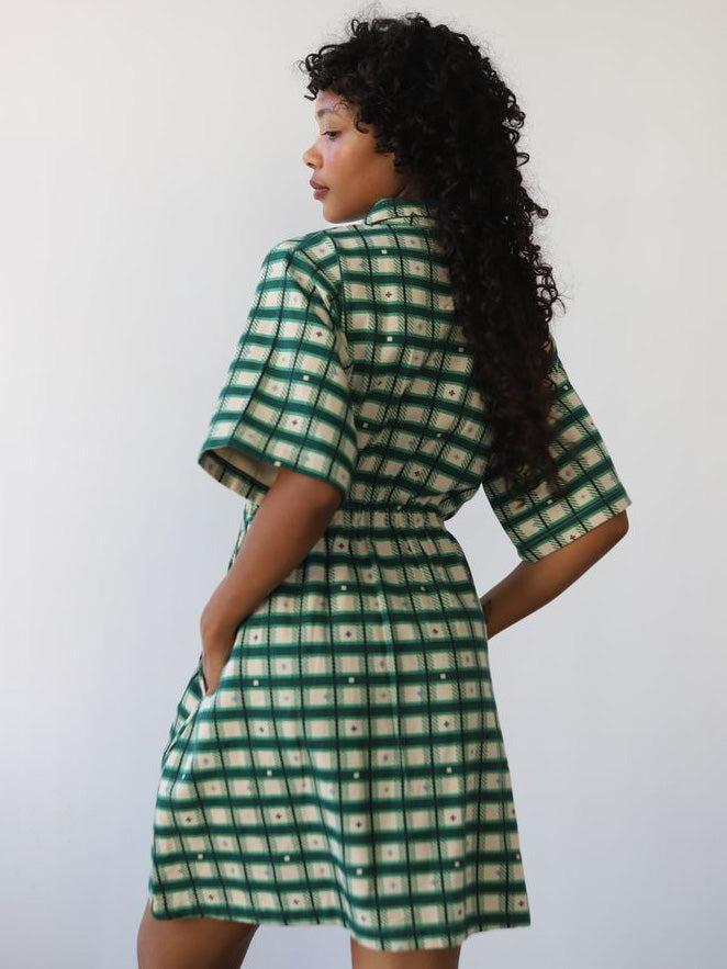 Utility Dress - Retro Plaid-Noble-treehaus