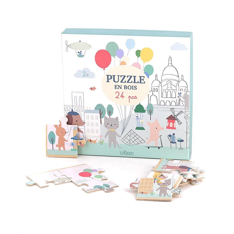 Vilac - Paris 24 Piece Puzzle-Vilac-treehaus