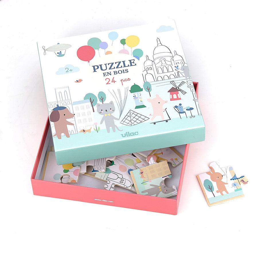 Vilac - Paris 24 Piece Puzzle-Vilac-treehaus