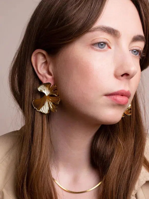 WOS - May Earrings- Gold-WOS-treehaus