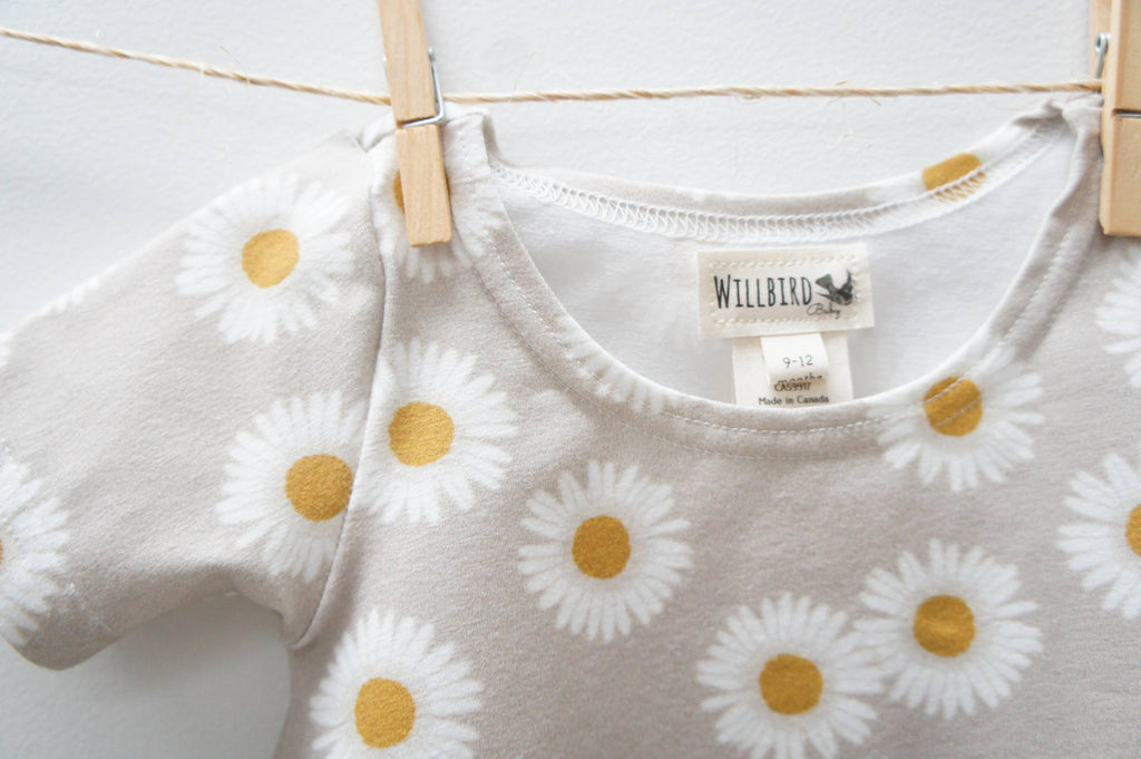 Willbirdbaby - Chickadee Swing Dress - Daisies-Willbirdbaby-treehaus