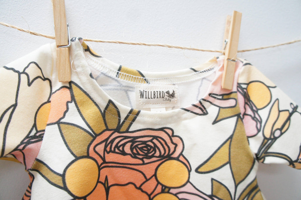 Willbirdbaby - Chickadee Swing Dress - Mod Floral-Willbirdbaby-treehaus