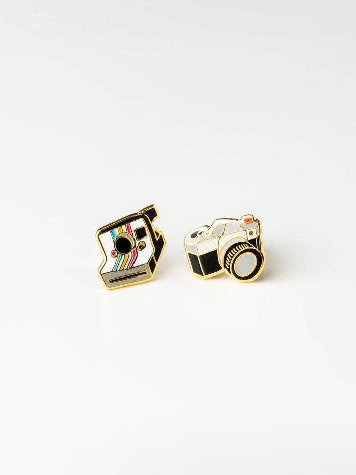 Yellow Owl - Earrings - Cameras-Yellow Owl Workshop-treehaus