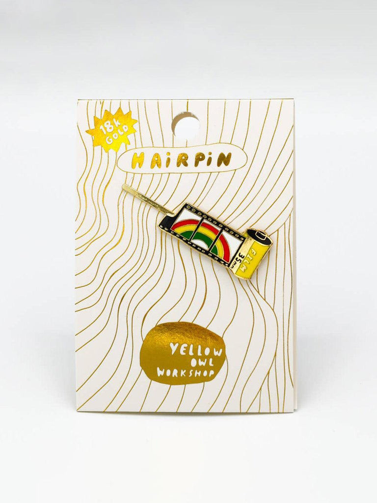 Yellow Owl - Hairpin - 35mm Film Rainbow-Yellow Owl Workshop-treehaus