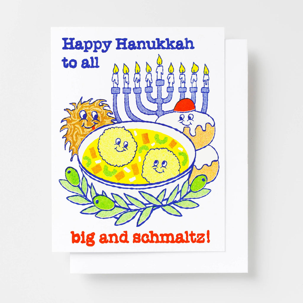 Yellow Owl - Happy Hanukkah To All Big & Schmaltz-Yellow Owl Workshop-treehaus
