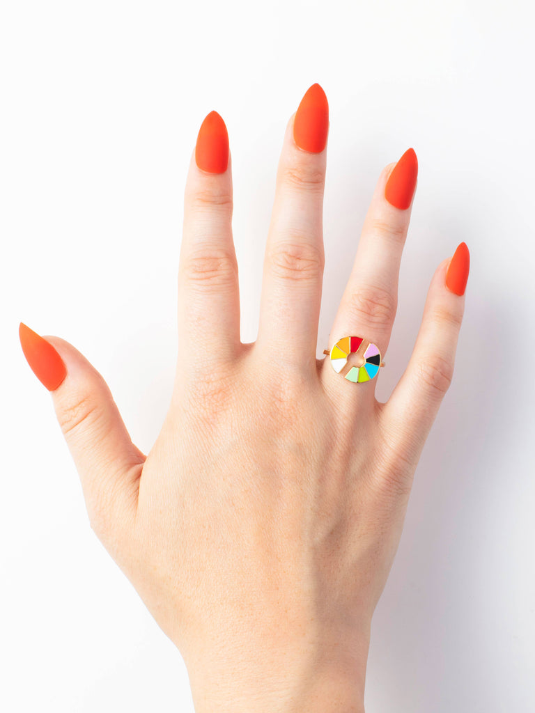 Yellow Owl - Ring - Color Wheel-Yellow Owl Workshop-treehaus