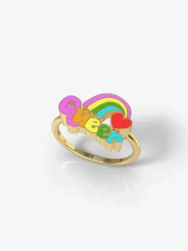 Yellow Owl - Ring - Queer-Yellow Owl-treehaus