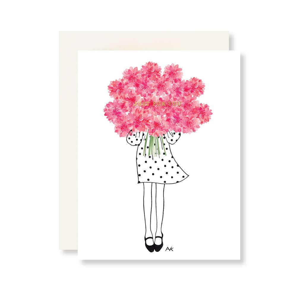 akrDesignStudio - Flower Bouquet Card-akrDesignStudio-treehaus