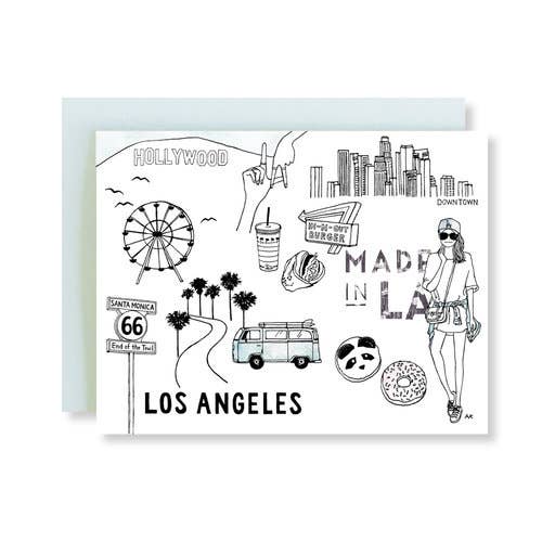 akrDesignStudio - Los Angeles City Card-akrDesignStudio-treehaus