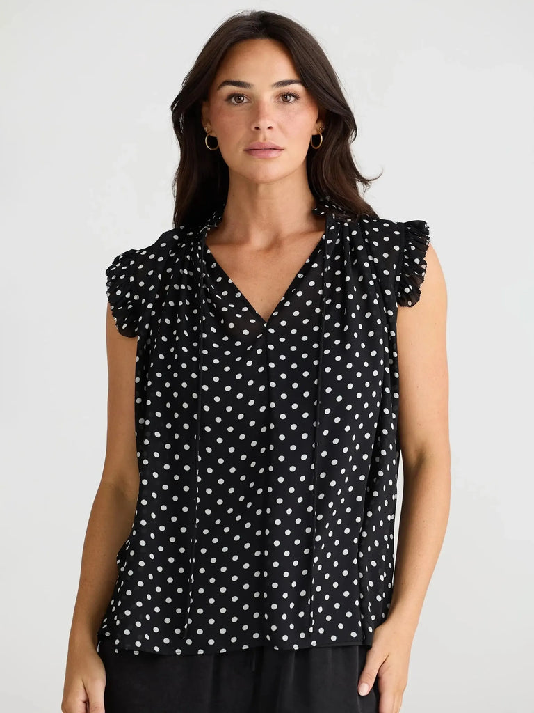 brave + true - Broadway Top - Polka Dot-brave+true-treehaus