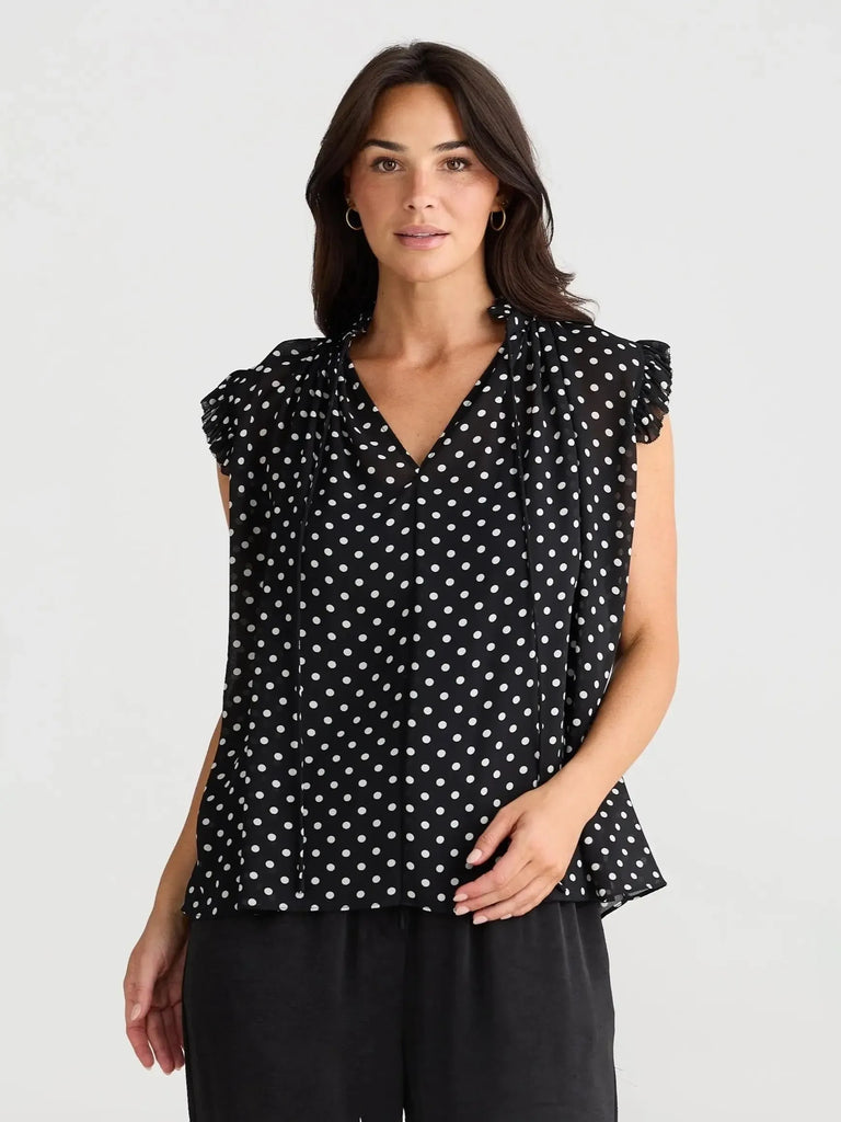 brave + true - Broadway Top - Polka Dot-brave+true-treehaus