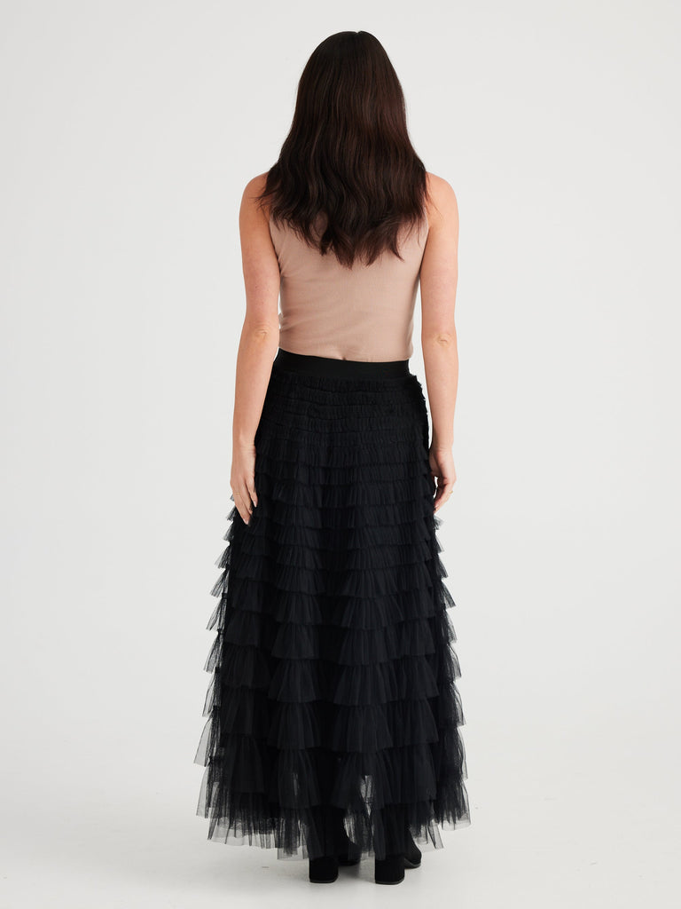 brave + true - Chance Skirt - Black-brave+true-treehaus