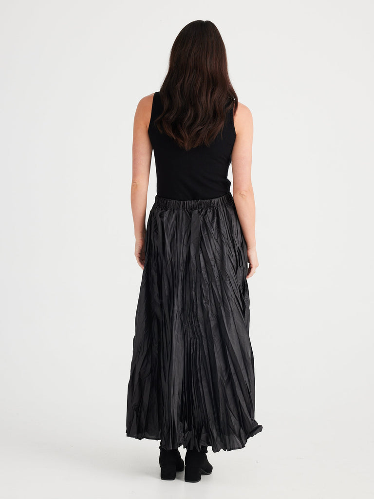 brave + true - Iro Skirt - Black-brave+true-treehaus