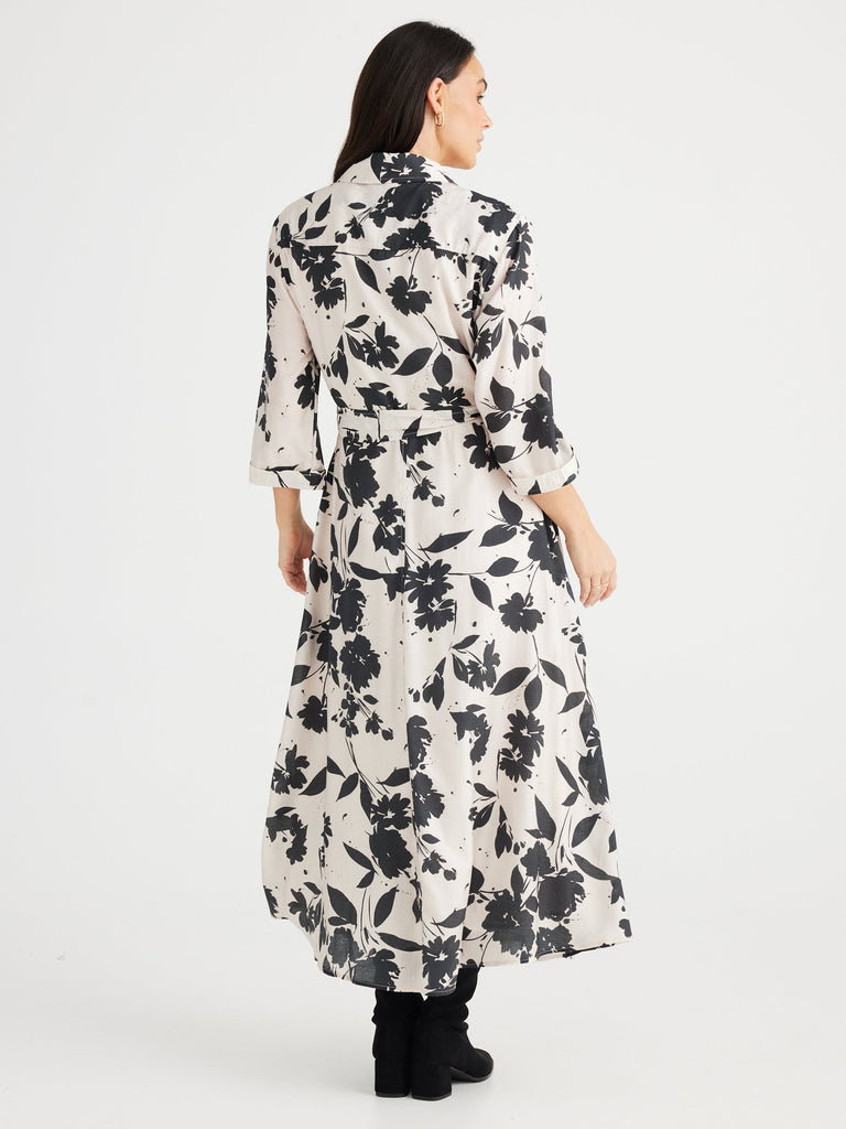 brave + true - Rosselini Dress - Shadow Bloom-brave+true-treehaus