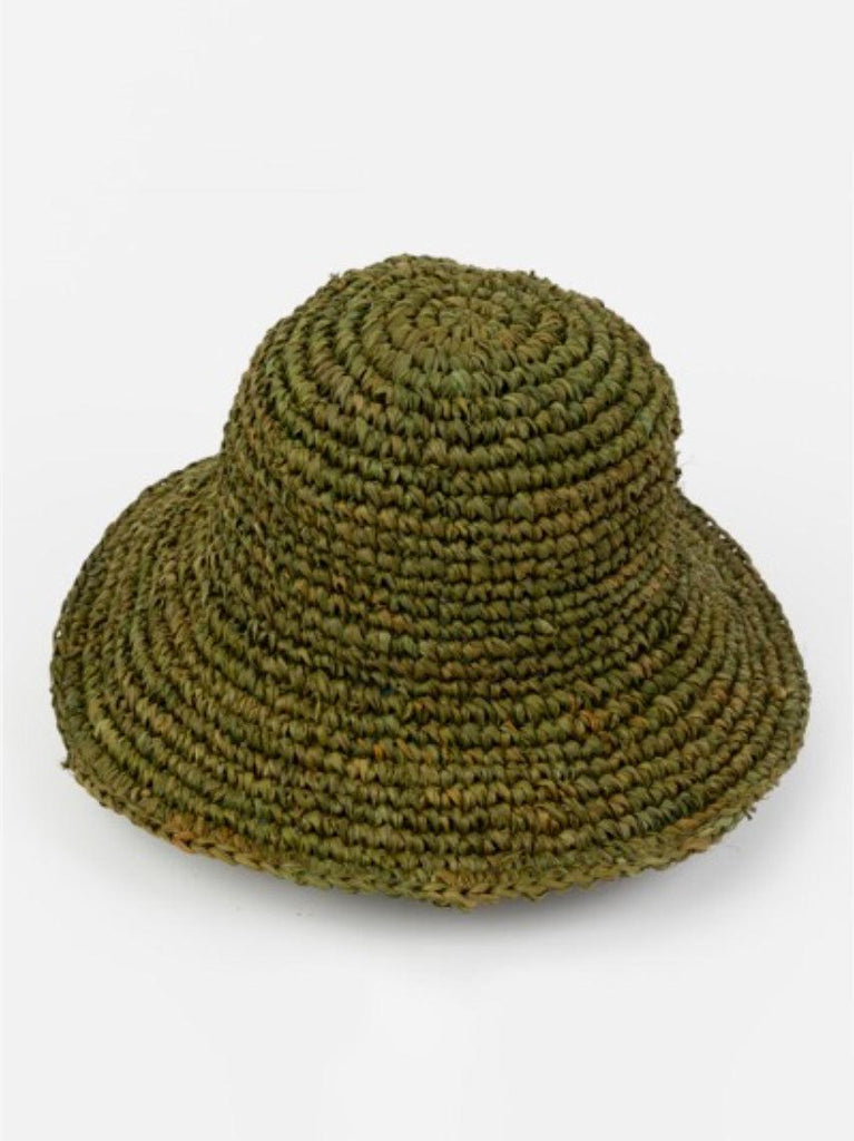 brave + true - Ruffles Bucket Hat - Green-brave+true-treehaus