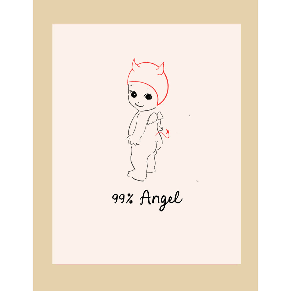 offe market - Greeting Card - 99% Angel-offe market-treehaus