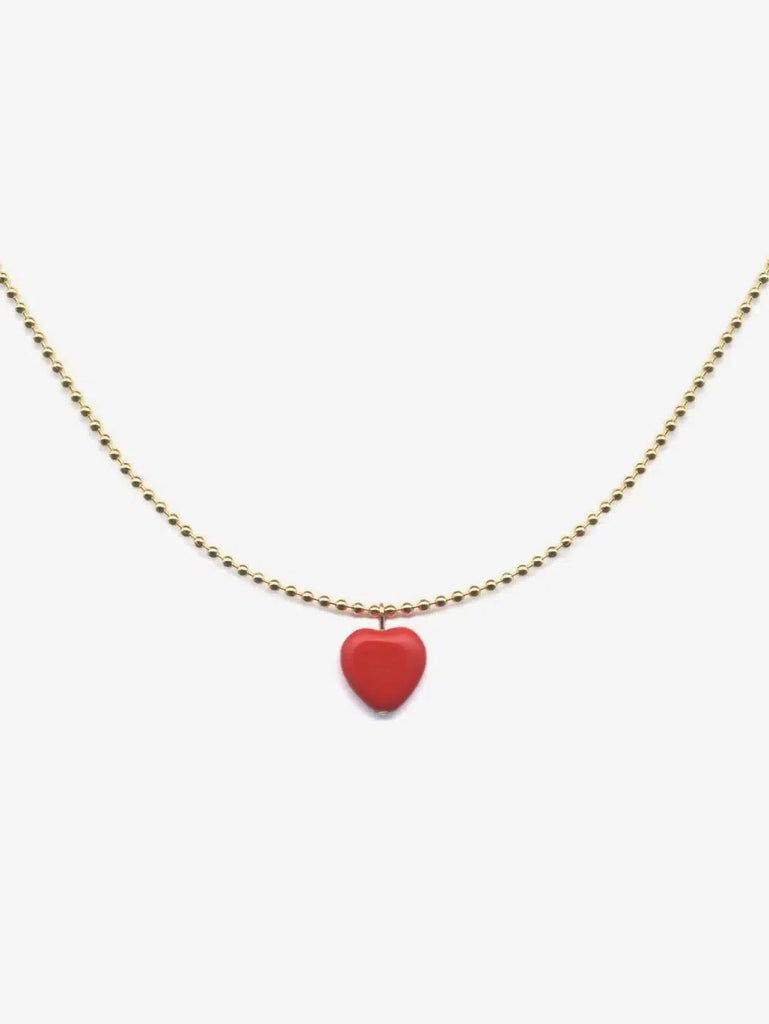 Ronni Kappos - Red Sweetart Necklace - Small-Ronni Kappos-treehaus