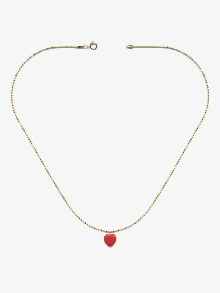 Ronni Kappos - Red Sweetart Necklace - Small-Ronni Kappos-treehaus