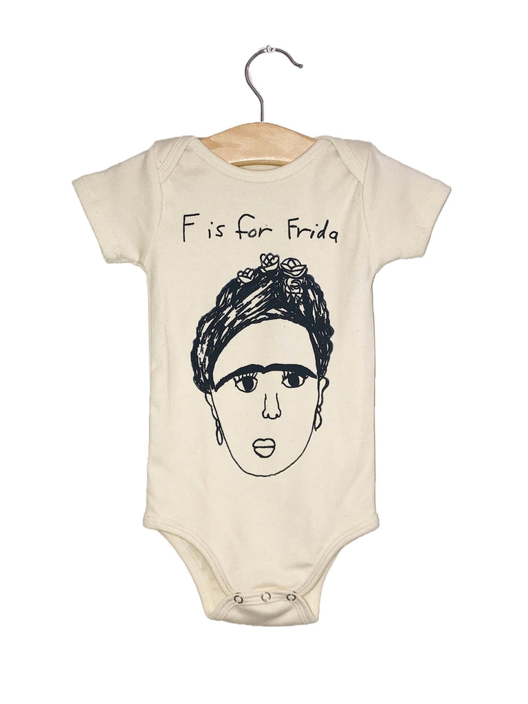 Anchors-n-Asteroids - F is For Frida Onesie-Anchors-n-Asteroids-treehaus