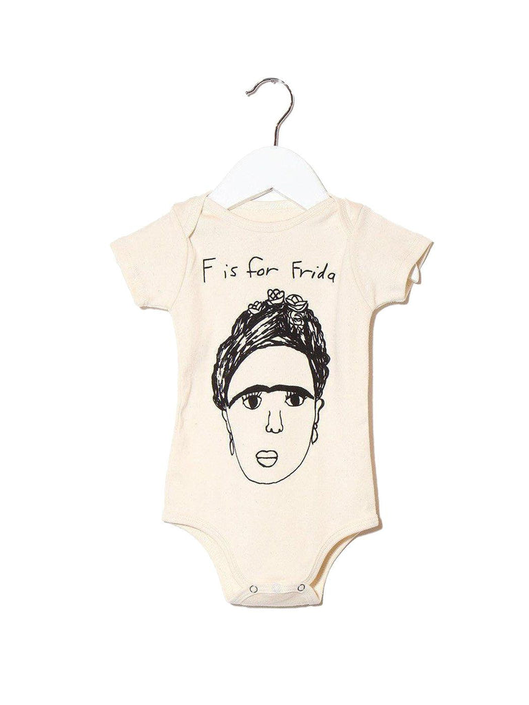 Anchors-n-Asteroids - F is For Frida Onesie-Anchors-n-Asteroids-treehaus