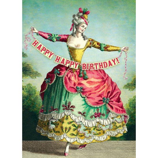 Cartolina Cards - Rococo Birthday Banner-Cartolina Cards-treehaus