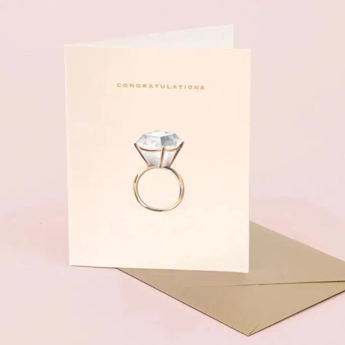 Clap Clap - Diamond Ring Wedding Card-Clap Clap-treehaus