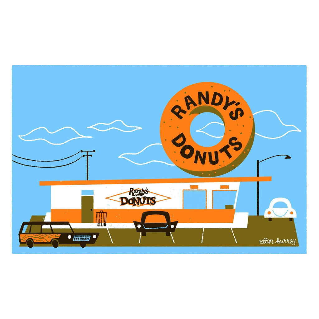 Ellen Surrey - Randy's Donuts Print-Ellen Surrey-treehaus