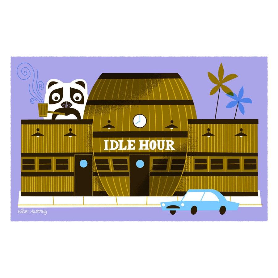 Ellen Surrey - The Idle Hour Print-Ellen Surrey-treehaus