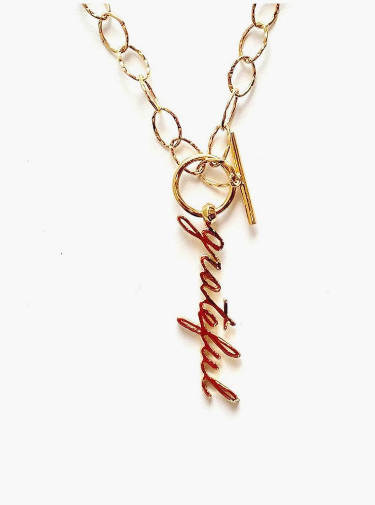 Godfrey and Rose - Grateful Necklace - Gold Vermeil-Godfrey and Rose-treehaus