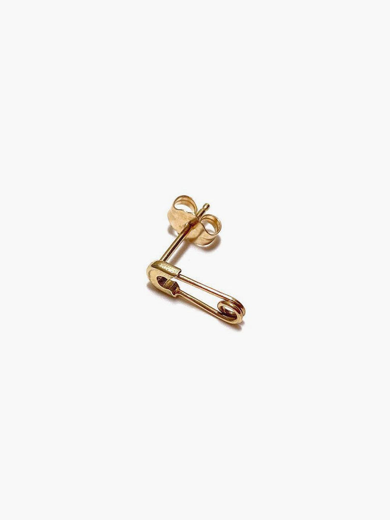 Godfrey and Rose - Tiny Safety Pin Earring - 14K-Godfrey and Rose-treehaus